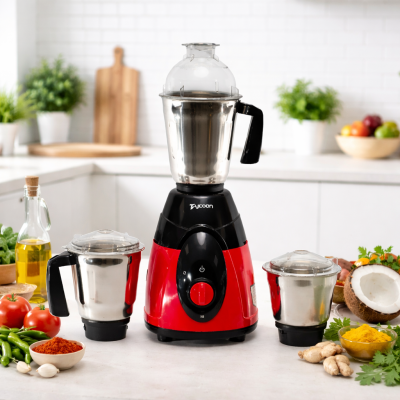 KIAM BL1900 850W Mixer Grinder & Blender Premium (3-in-1) - Heavy Duty Stainless Steel Jar - Bangladesh by AmarXpress