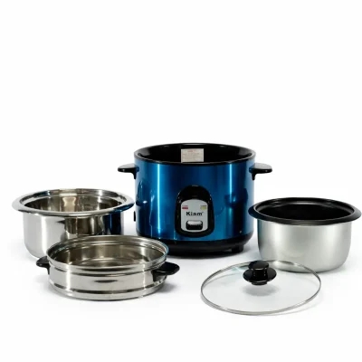 KIAM Premium Rice Cooker- Double Pot (AL + SS) Joint Body -SJBS-8702 (1.8L) & SJBS-8704 (2.8L)-Auto Keep Warm-Bangladesh by AmarXpress