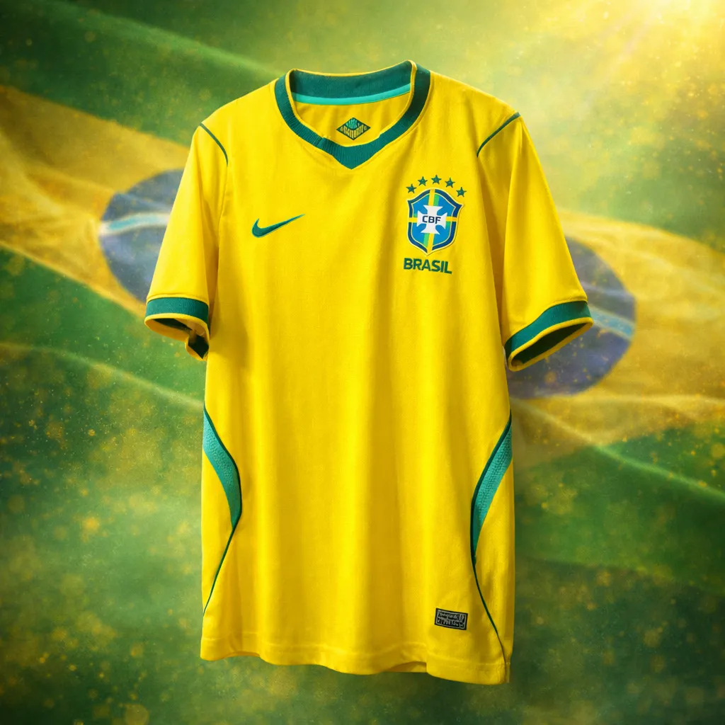 2026 Brazil Home Jersey BD – World Cup Home Jersey Men – 5-Star Selecao – Dri-FIT – Nike – AmarXpress